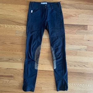 Black Tailored Sportsman trophy hunter breeches, size 24 long